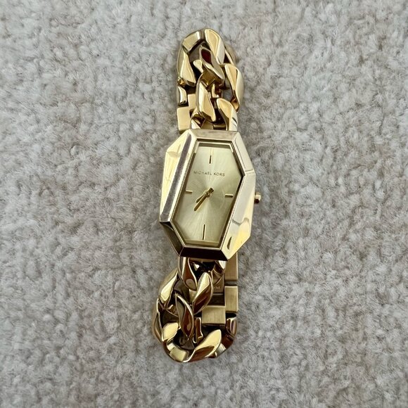 Michael Kors Ladies Mini Suri Gold Tone Watch - Picture 1 of 8